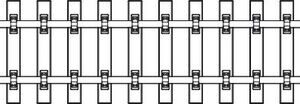 G-SB280 Tie Section, 280mm