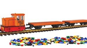 Freight Building Block Car R/C Starter Set - Battery powered