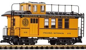G-D+RGW Drovers Caboose 215, Yellow
