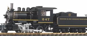 GER: G Dampflok mit Tender "Mogul" D&RGW