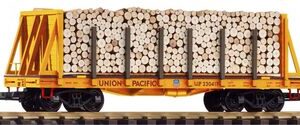 GER: G Flachwagen mit Holzladung UP