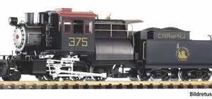 GER: G-US Dampflok mit Tender ""Camelback"" CNJ R/C, inkl. PIKO Sound-Decoder