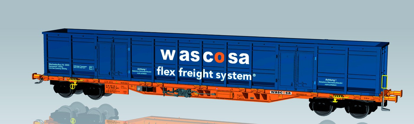 Containertragwagen Sgnns CH-Wasco Ep. VI (24553)