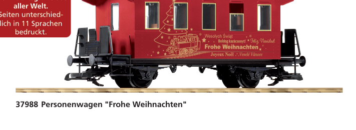 PIKO 37988 – Osobní vůz „Frohe Weihnachten“