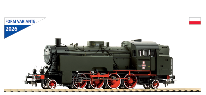 PIKO 50766 – Parní lokomotiva TKt48 PKP, ep. III – DC