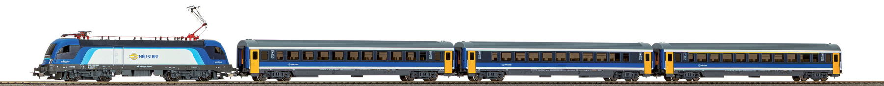 Start-Set E-Lok Taurus MÁV mit 3 Personenwagen MÁV Ep. V (57037)